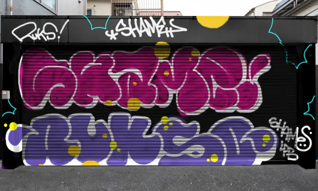 Graffiti artwork by Zkur