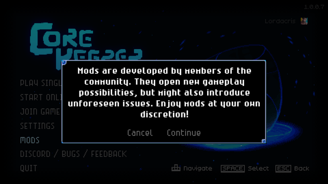 Mod-Warning