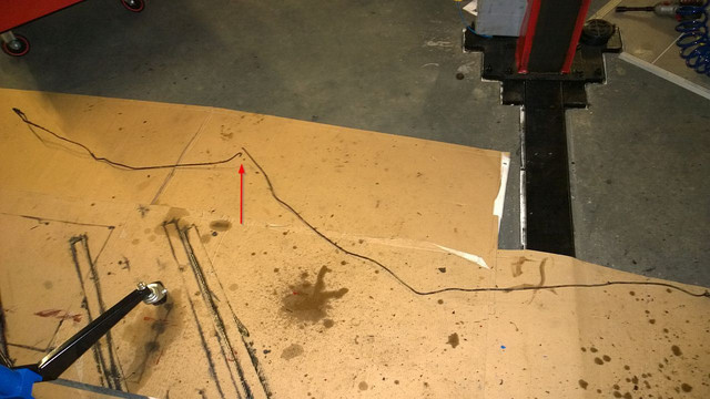 broken brake line