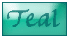 a teal stamp that reads, "teal". a teal stamp that reads, "teal".