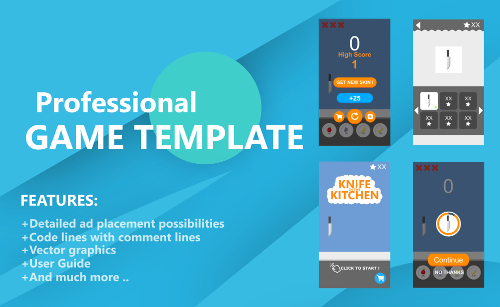Knife In The Kitchen Unity, Admob