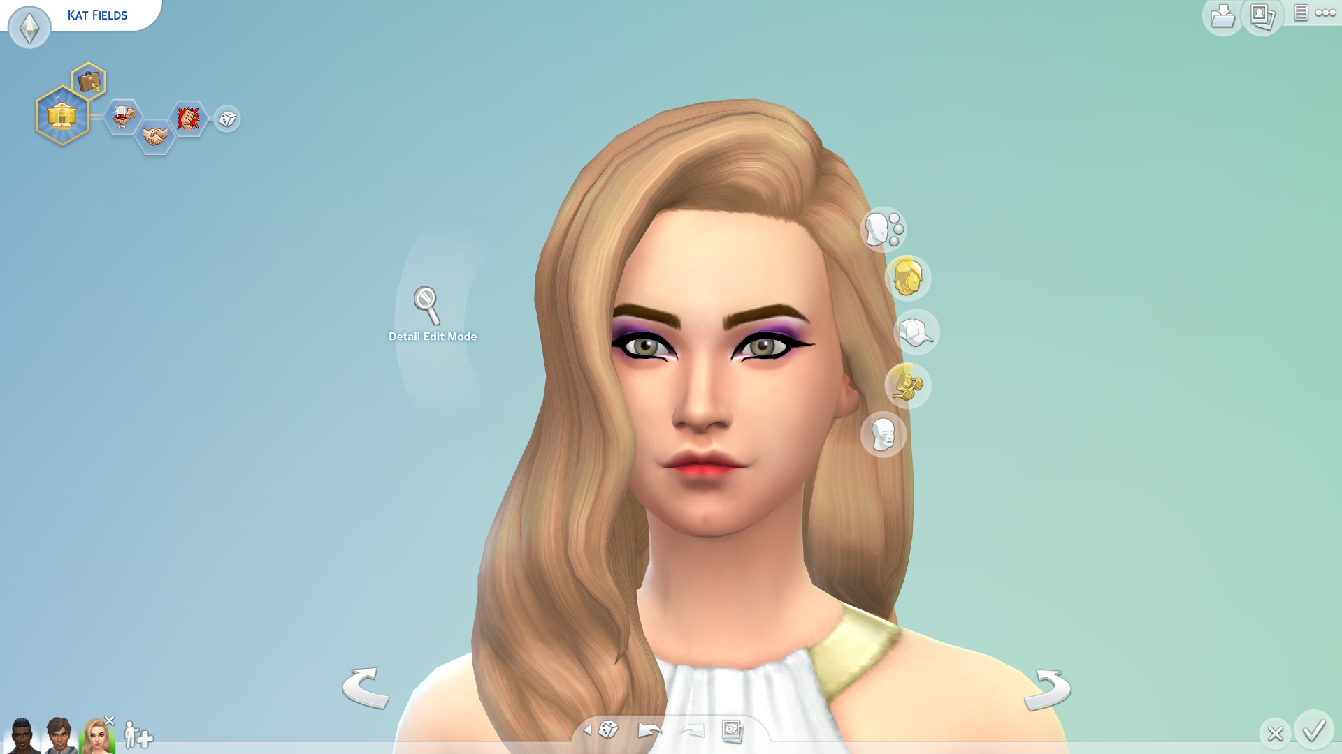 Really liking the new sliders for skin and makeup~ — The Sims Forums