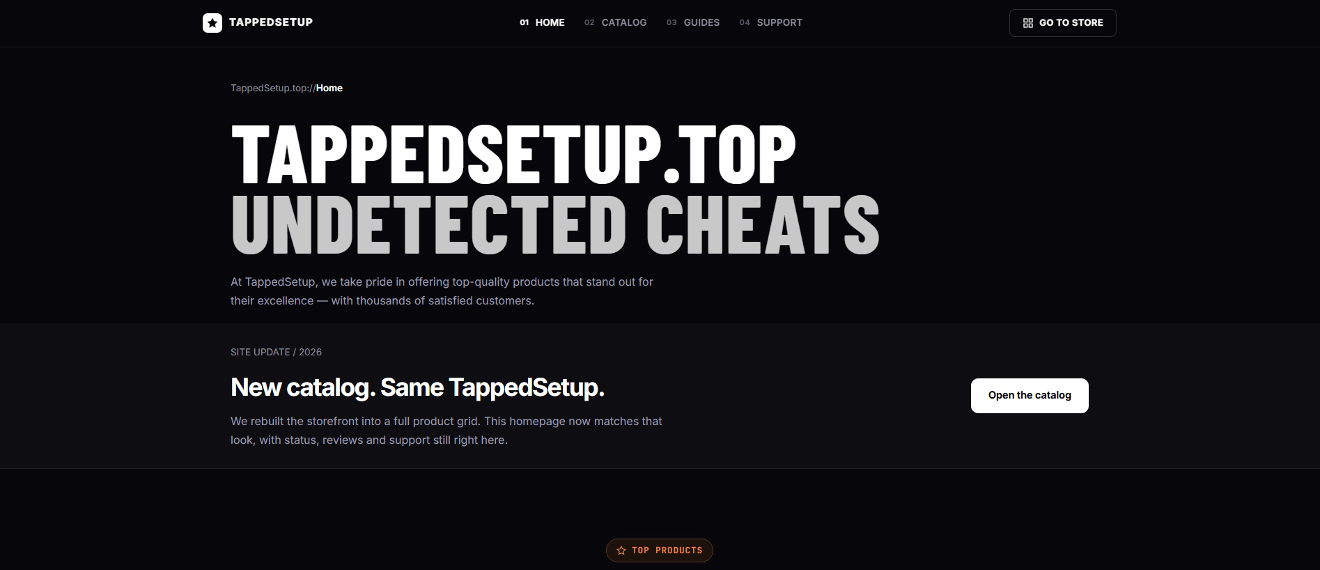 Stored capture of tappedsetup.top