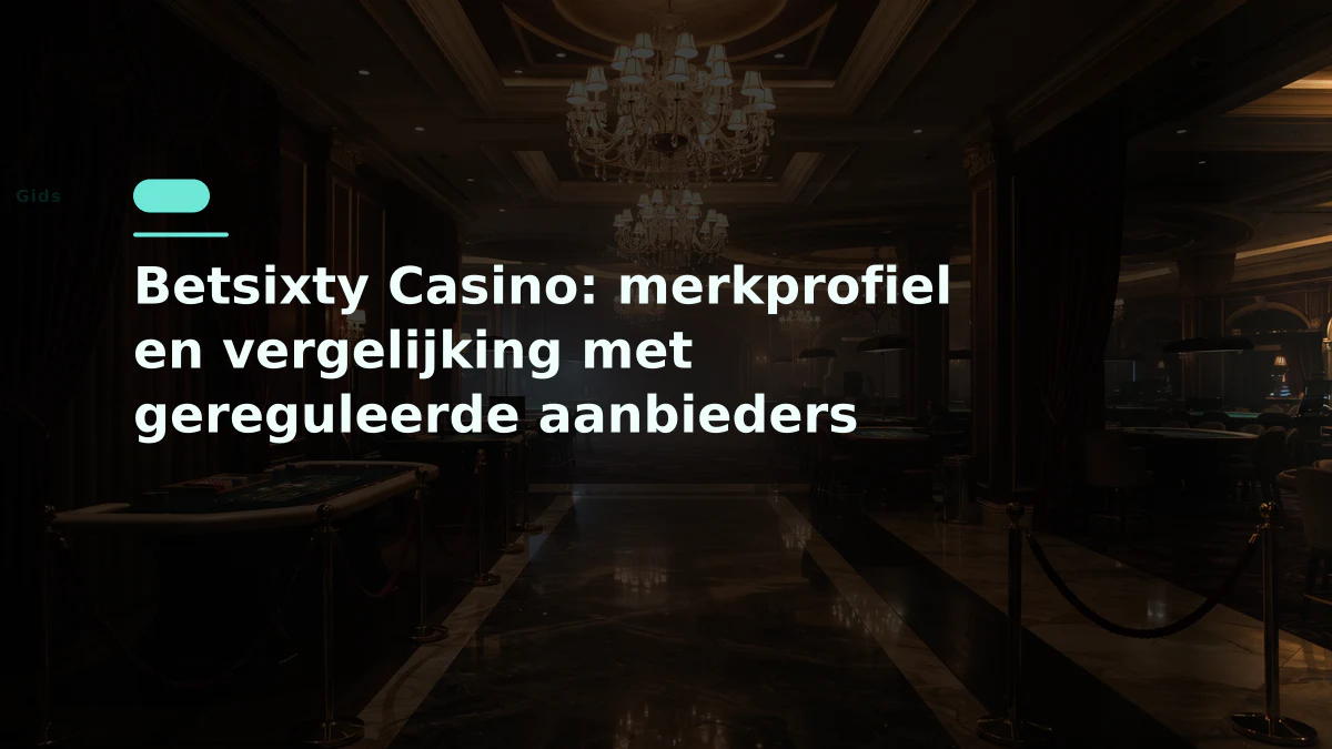Betsixty Casino: merkprofiel en vergelijking met gereguleerde aanbieders