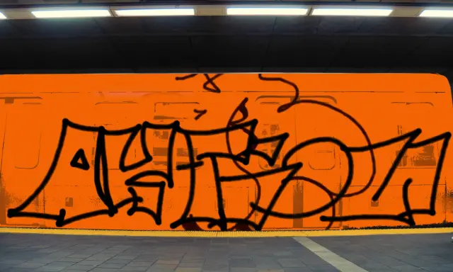 Graffiti artwork by OXO