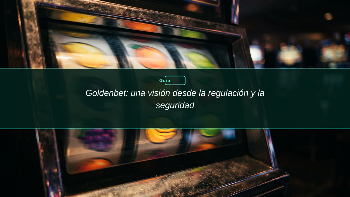 Goldenbet: una visión desde la regulación y la seguridad