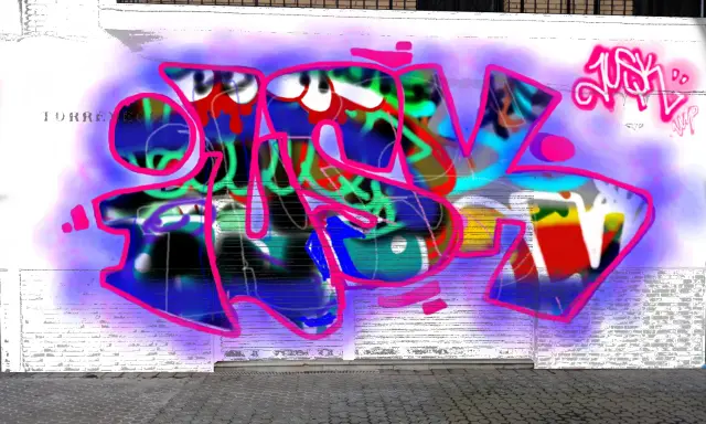 Graffiti artwork by iUSK