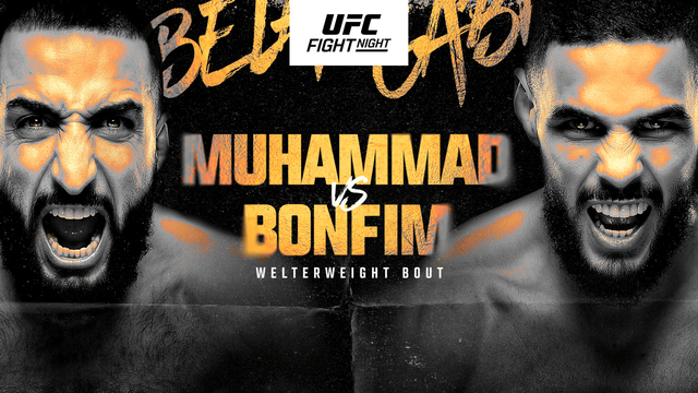 Watch UFC Fight Night: Muhammad vs. Bonfim 6/6/26