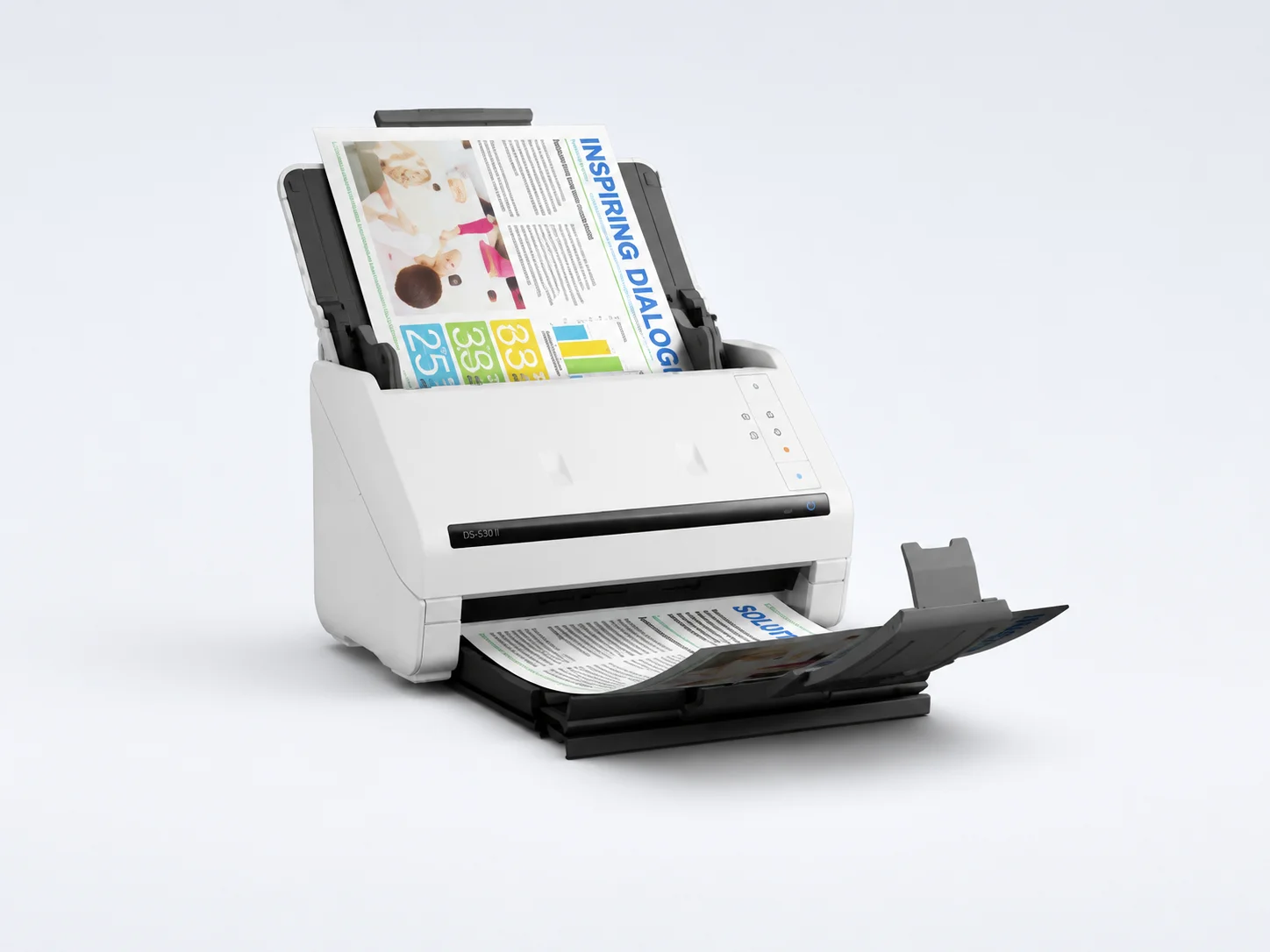Epson WorkForce DS-530II A4 Duplex Sheet-fed Document Scanner — 35ppm Duplex Workhorse, Ready Stock in Malaysia