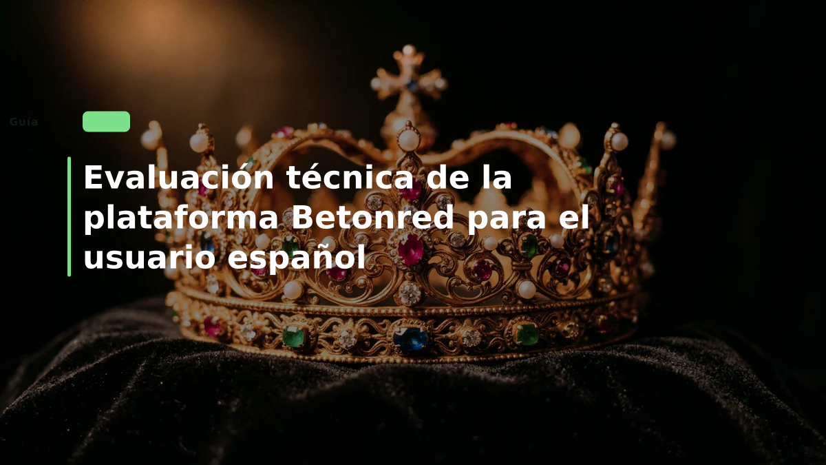 Evaluación técnica de la plataforma Betonred para el usuario español