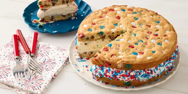 Red, White, and Blue Giant Ice Cream Sandwich