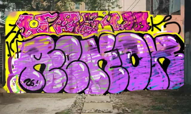 Graffiti artwork by rekon