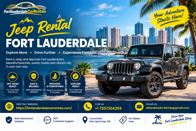 Fort Lauderdale Jeep Adventure Rental