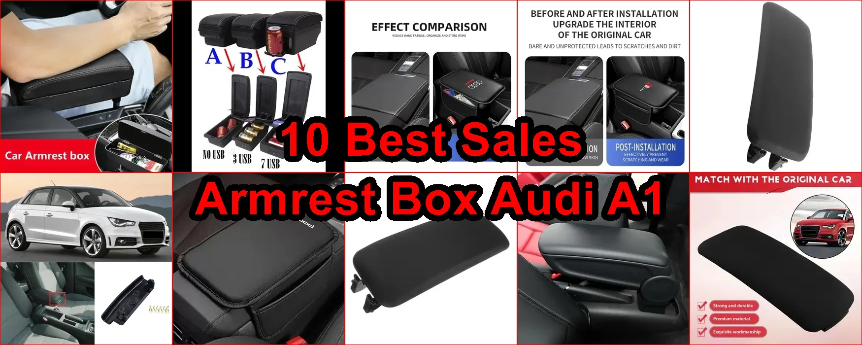奧迪A1扶手箱 評價