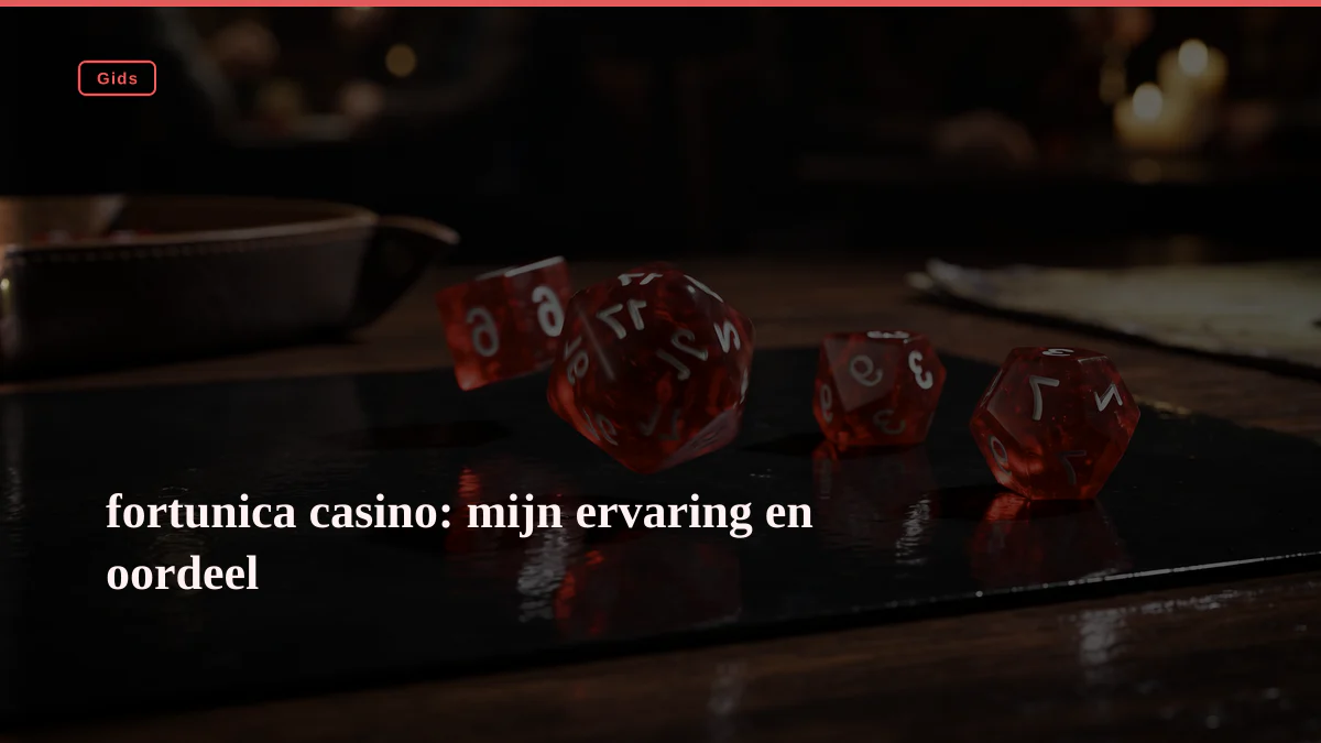 fortunica casino: mijn ervaring en oordeel