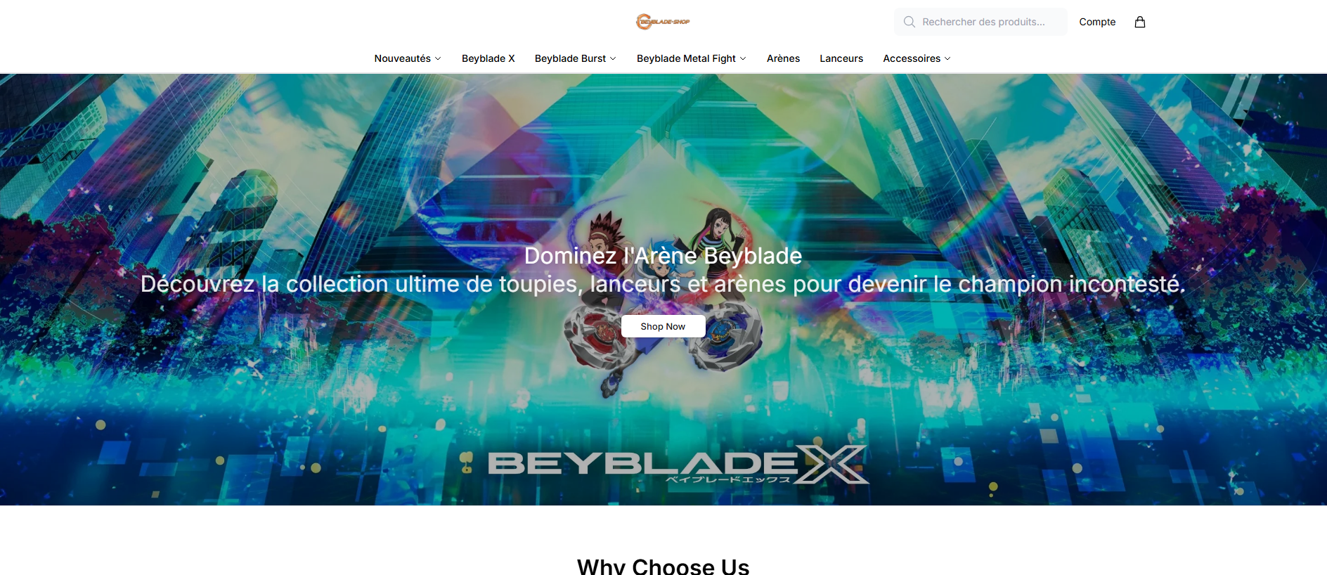 Primary capture · beybladeshopdirect.shop