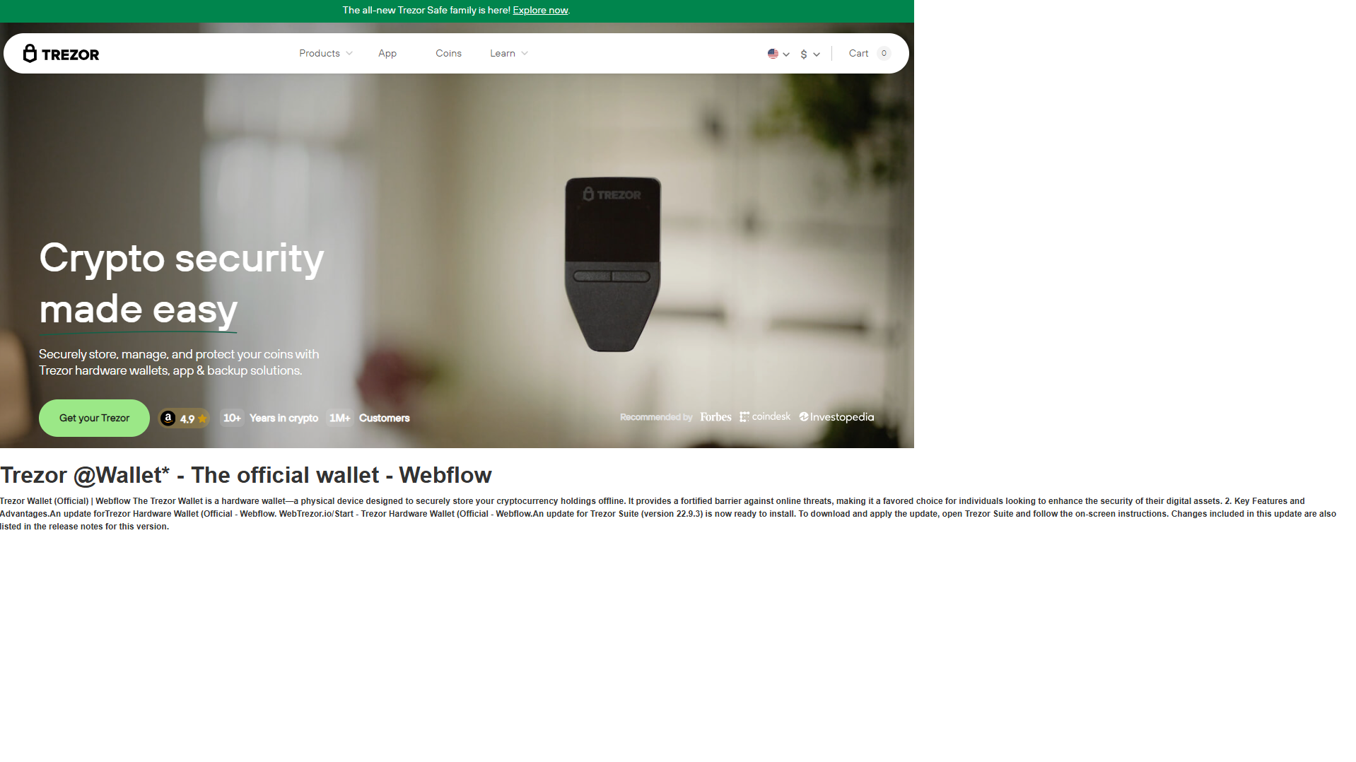 Stored capture of trewaixxllc.webflow.io