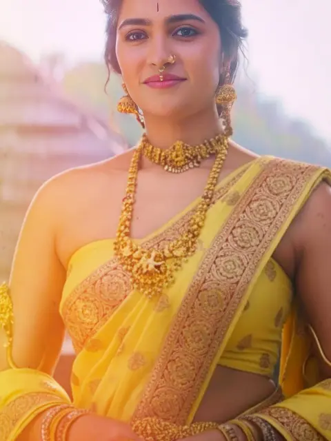 [Image: rukmini-vasanth-trendypost-Rukmini-yellowflowers.webp]