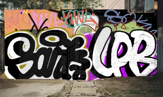 Graffiti artwork by Sark