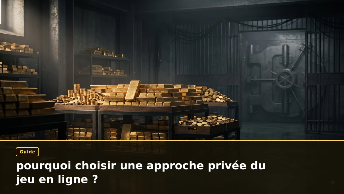 pourquoi choisir une approche privée du jeu en ligne ?