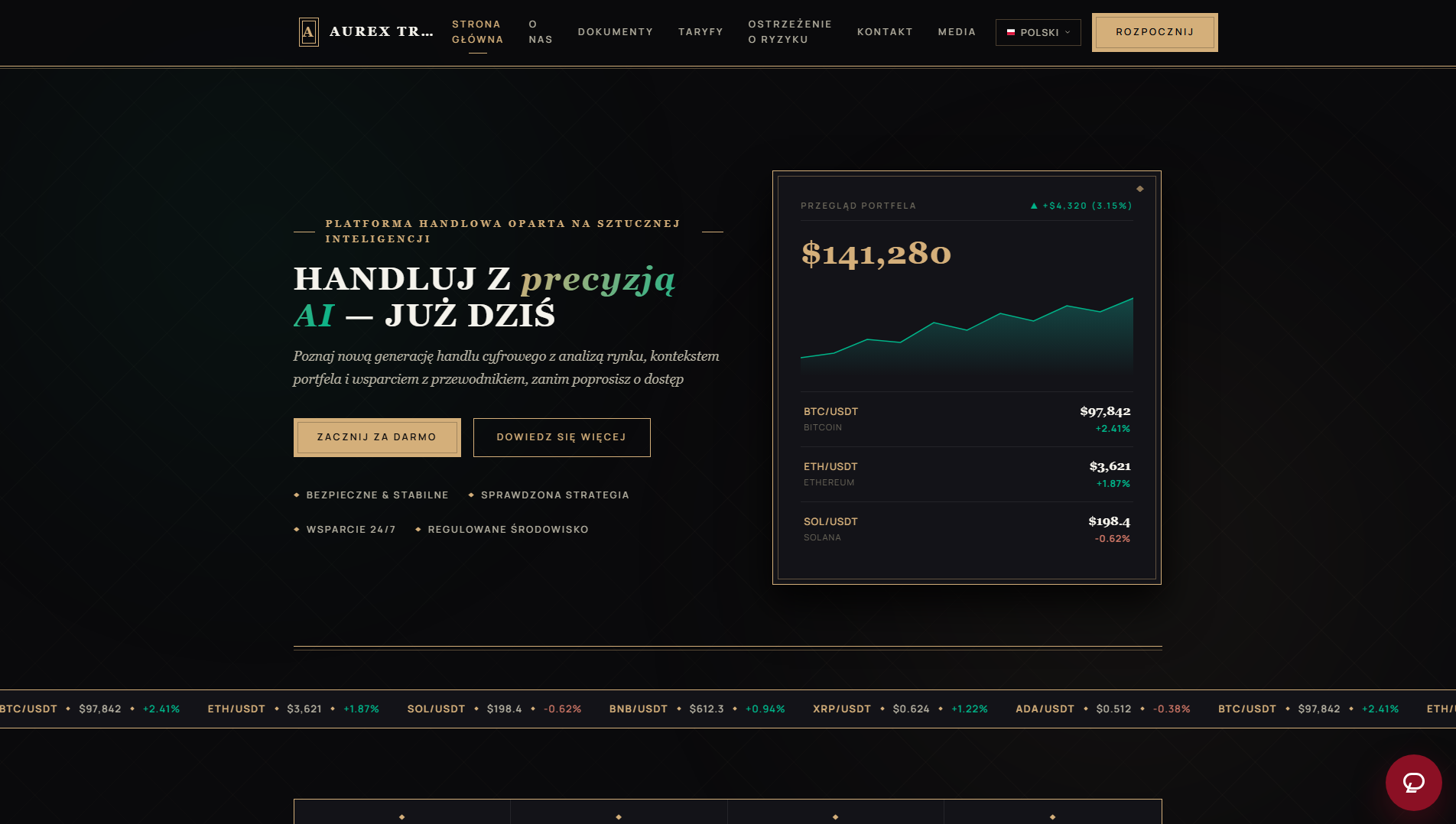 Stored capture of aurex-trade-ai-poland.sbs