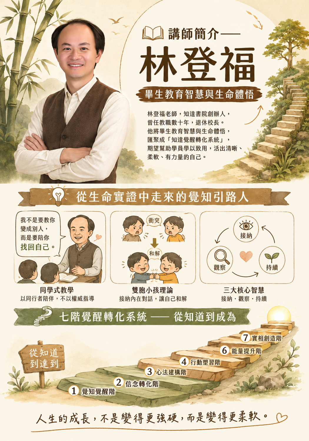 P講師簡介 林登福 畢生教育智慧與生命體悟 D02原子習慣