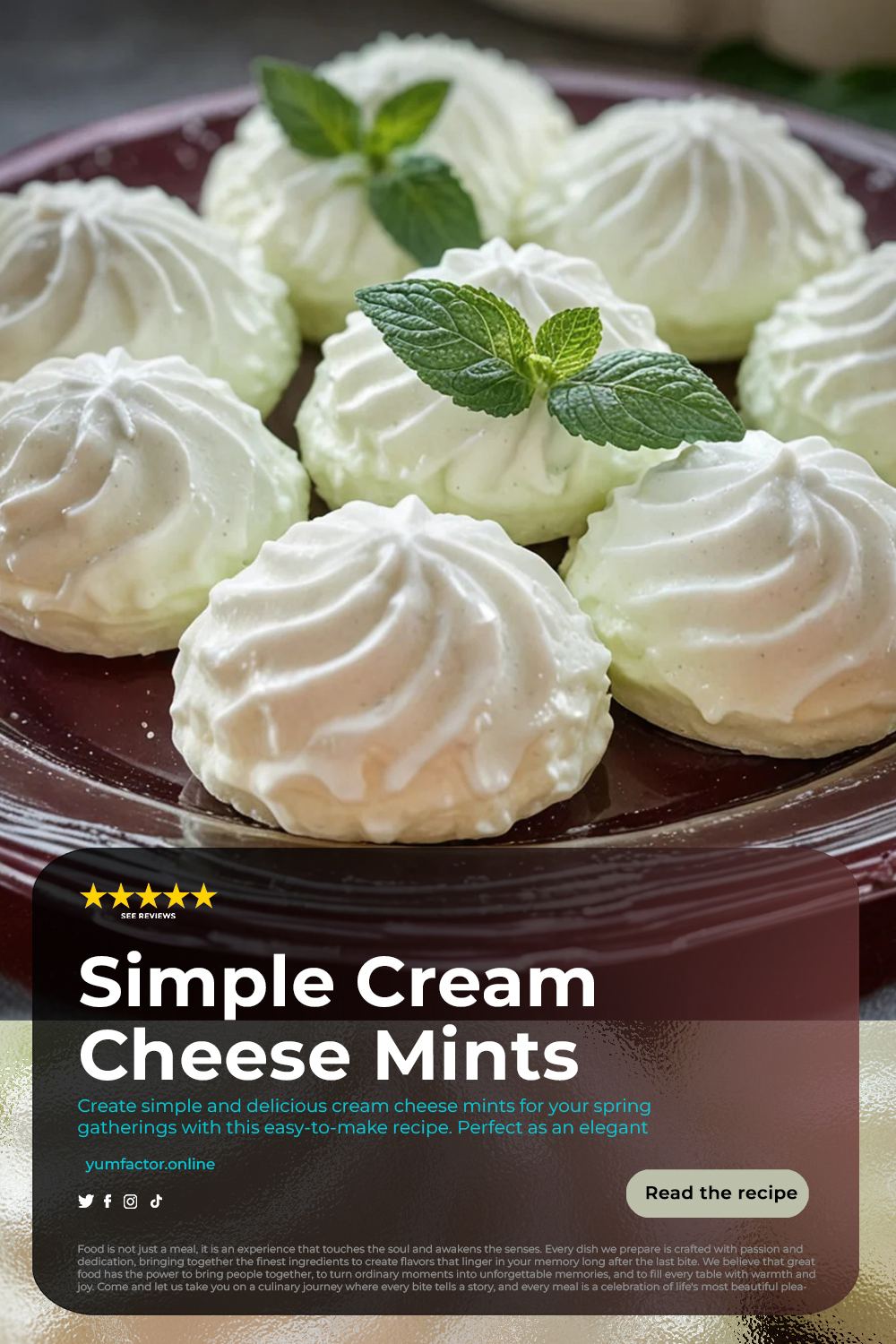 Simple Cream Cheese Mints Recipe for Spring Treats