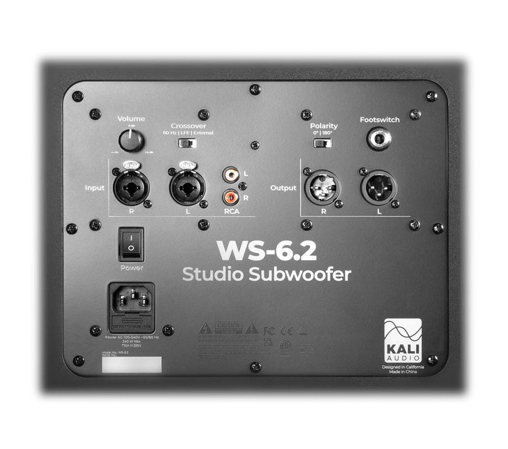 Kali WS-6.2 I/O and control