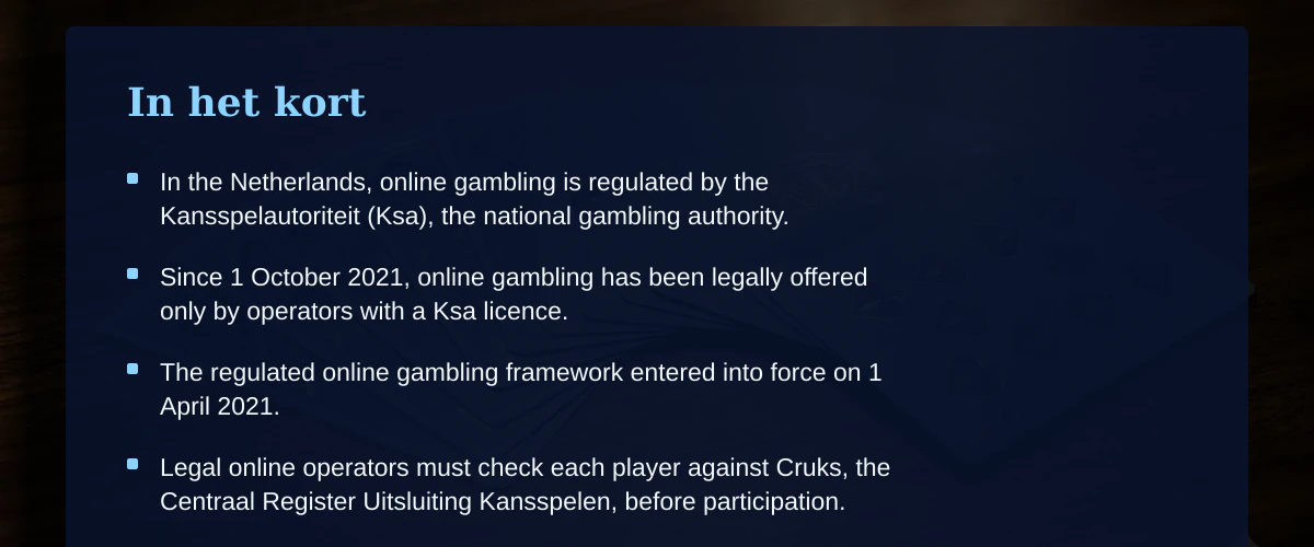 De stille kracht van een betrouwbare casino-omgeving — In het kort