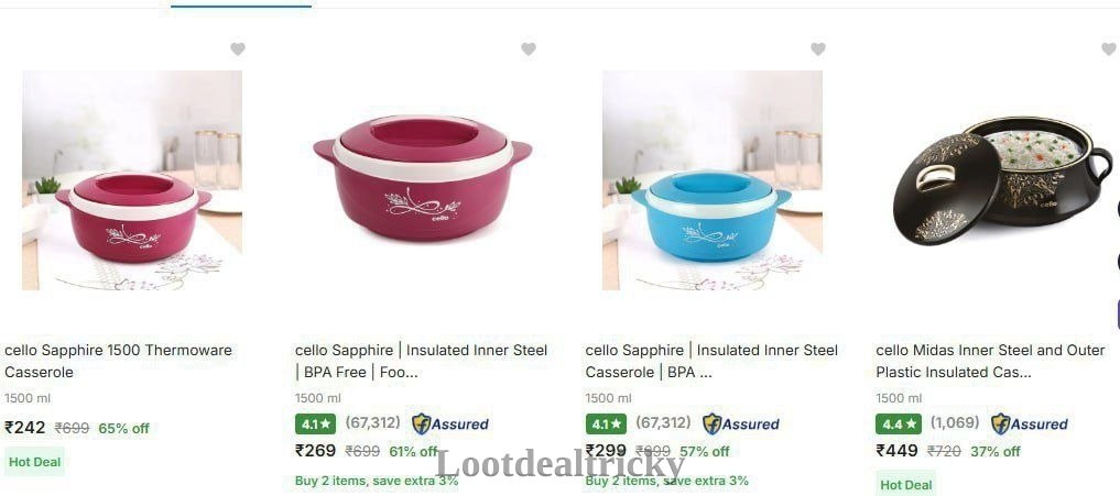Flipkart Upto 62 – Fantastic Price Cut @ ₹263 (62%)