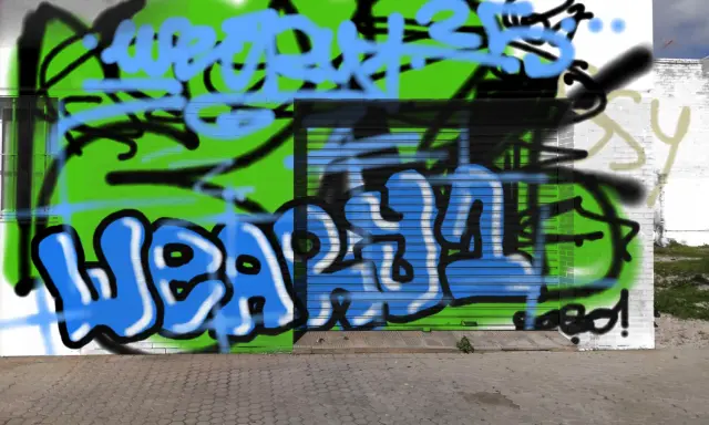 Graffiti artwork by DECAY