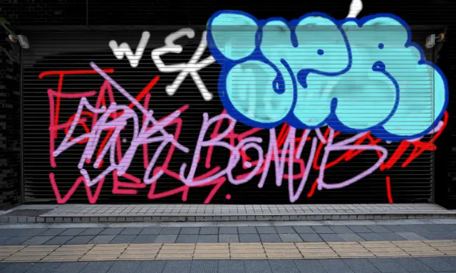 Graffiti artwork by JERLPB