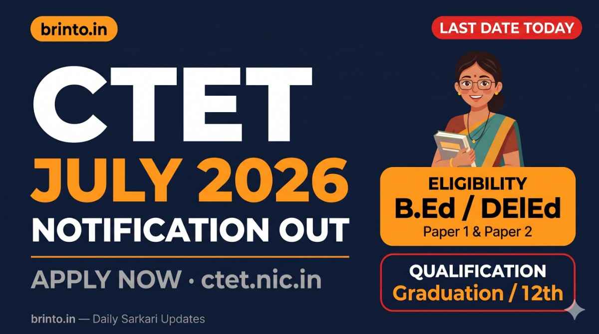 CTET September 2026 — Apply Online, Eligibility, Exam Date & Full Guide