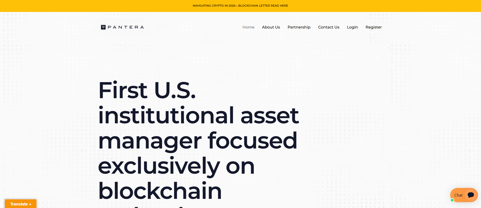 Stored capture of panteracapital.org