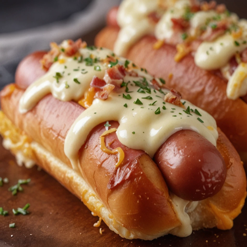 Cordon Bleu Style Hot Dogs