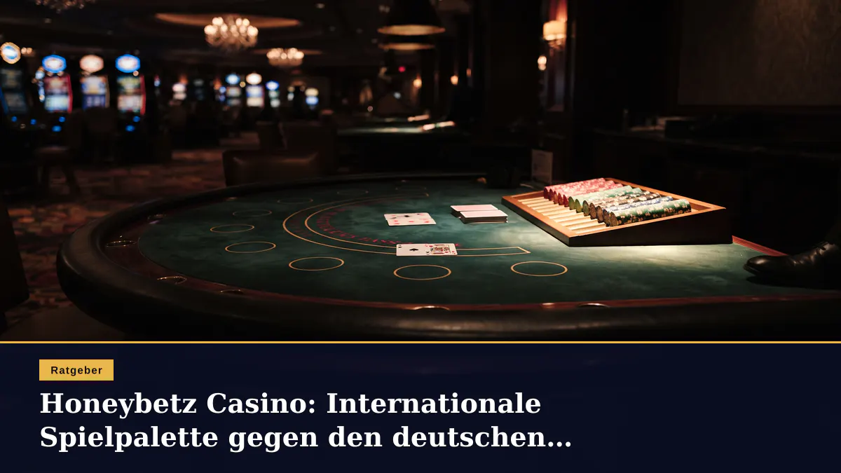 Honeybetz Casino: Internationale Spielpalette gegen den deutschen Regelrahmen