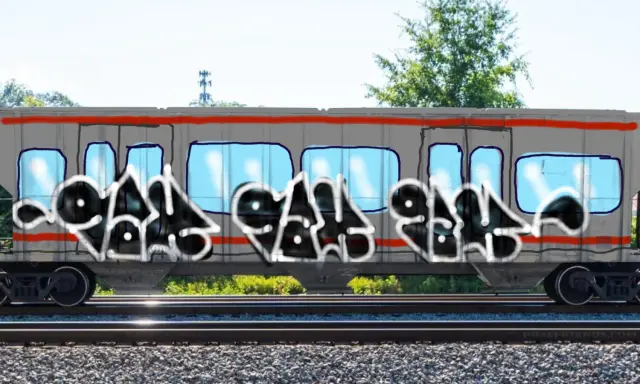 Graffiti artwork by Bab