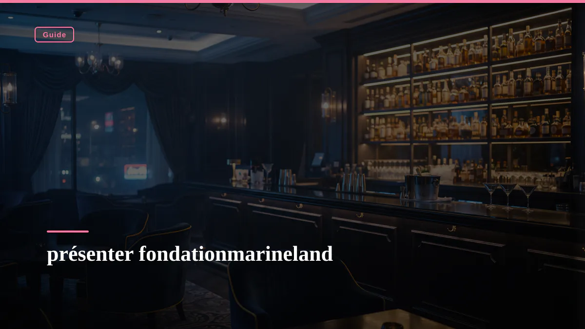 présenter fondationmarineland