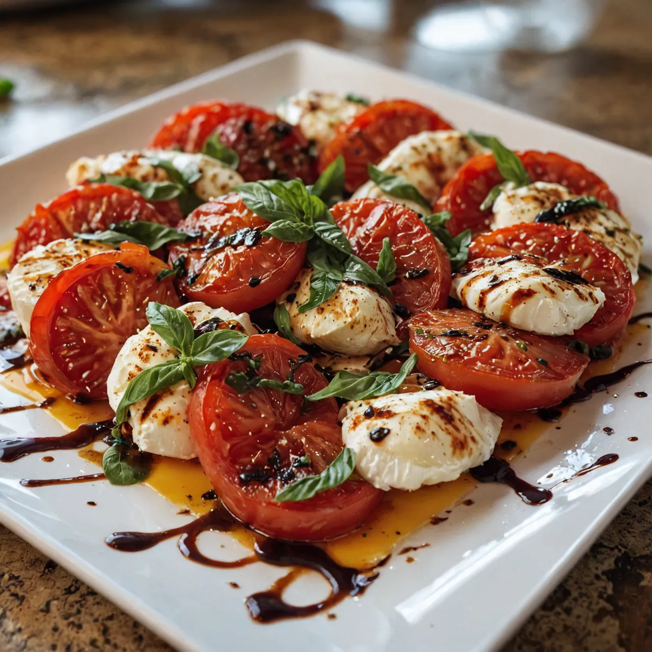Roasted Tomato Caprese Salad: Flavorful & Easy!