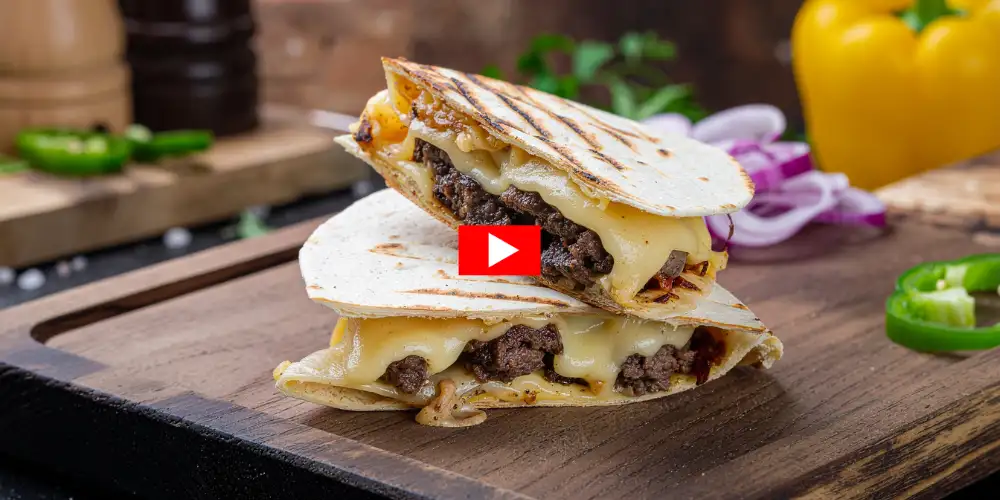 Mexicaanse tortilla met vlees en kaas - recept met lokaal vlees van de boer - Vleeskopenbijdeboer.nl