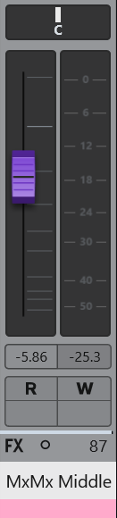 Middle Space Fader