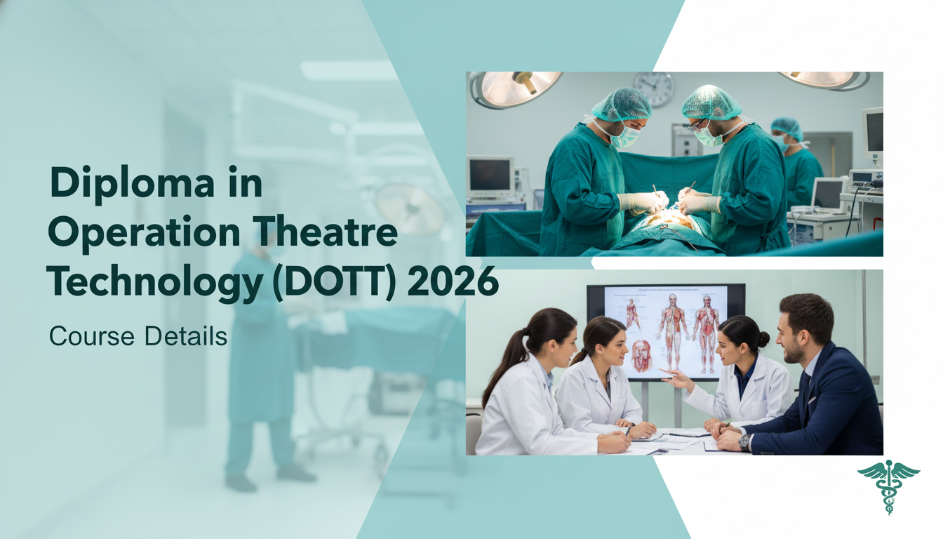 Diploma in Operation Theatre Technology (DOTT) 2026 Course Details