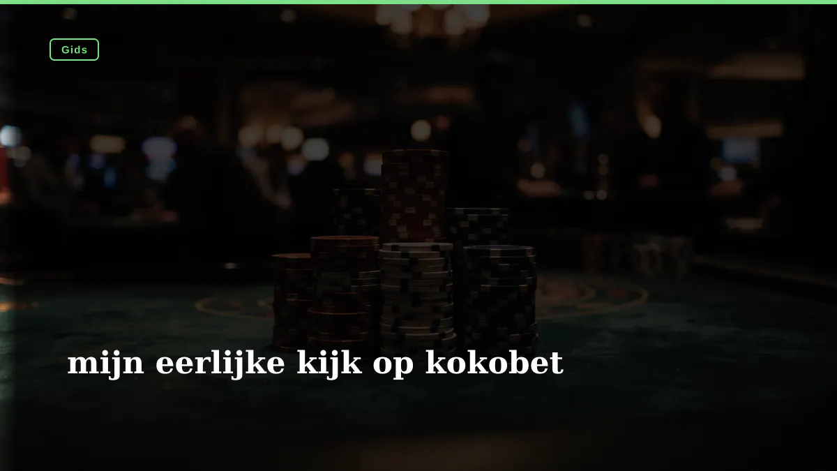 mijn eerlijke kijk op kokobet