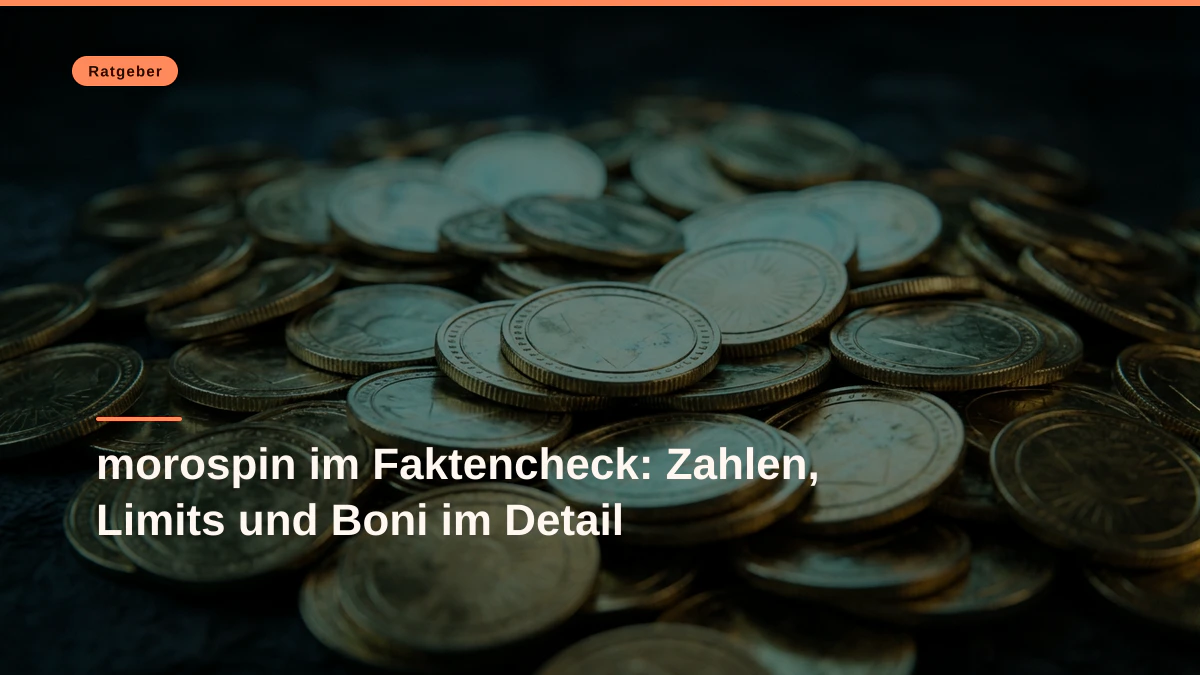 morospin im Faktencheck: Zahlen, Limits und Boni im Detail