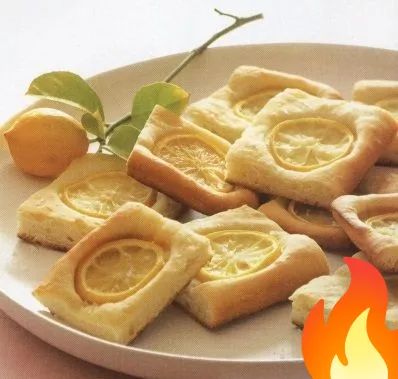 Фото Хлебные коржики с лимоном и солью