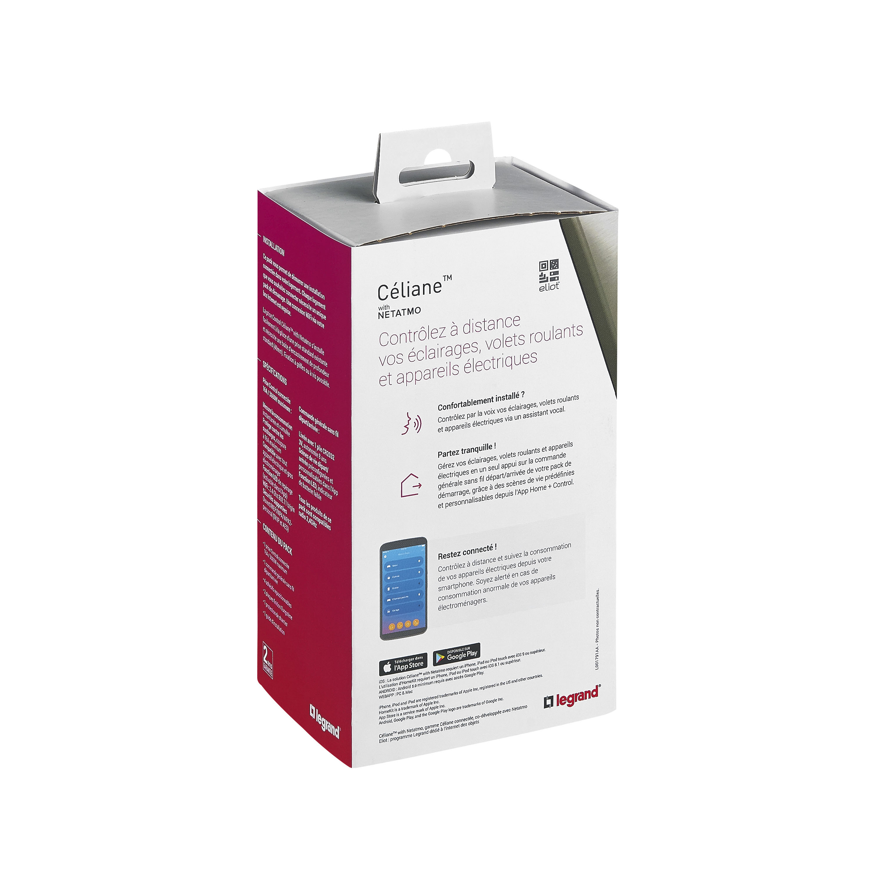Pack de démarrage installation connectée Céliane with Netatmo – Graphite