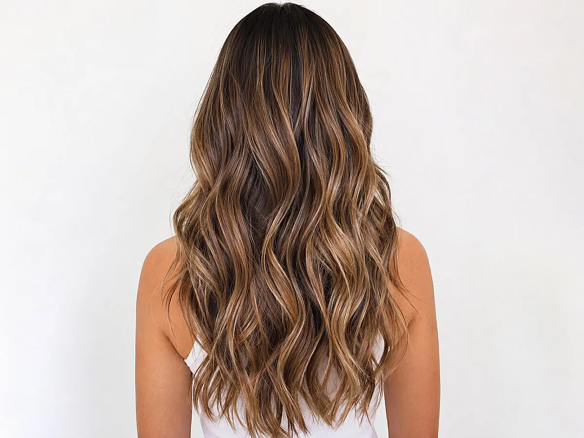 Culoarea părului de la Latte Brunette ocupă centrul scenei