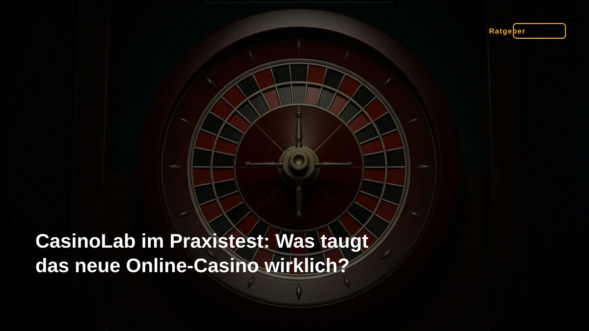 CasinoLab im Praxistest: Was taugt das neue Online-Casino wirklich?