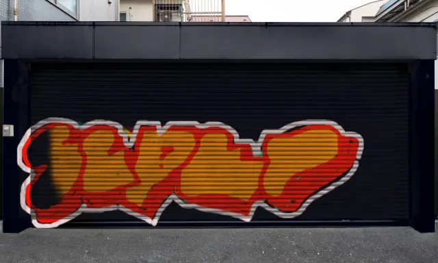 Graffiti artwork by super