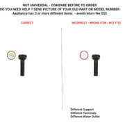 WB02X24790 Correct incorrect